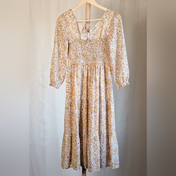 Sincerely Jules Yellow and Pink Floral Dress - Picture 2 of 4